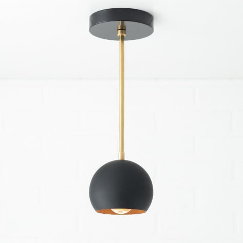 Black Pendant Light - Modern Chandelier - Model No. 9912 | Chandeliers by Peared Creation