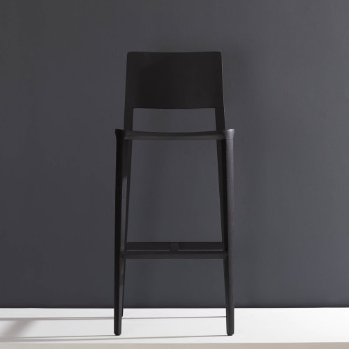 "Evo" SE3. Ebonized Solid Wood | Dining Chair in Chairs by SIMONINI