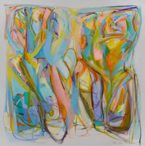 Código Florecer | Oil And Acrylic Painting in Paintings by Gabriela Tolomei