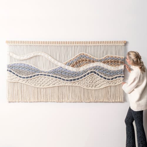 Woven Textile Art - KATIE | Wall Hangings by Rianne Aarts