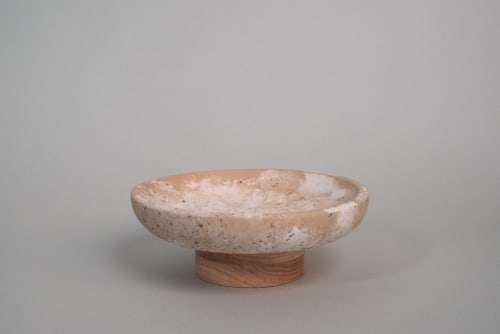 Elevated Bowl - Upcycled Wood Dust | Decorative Objects by Tropico Studio
