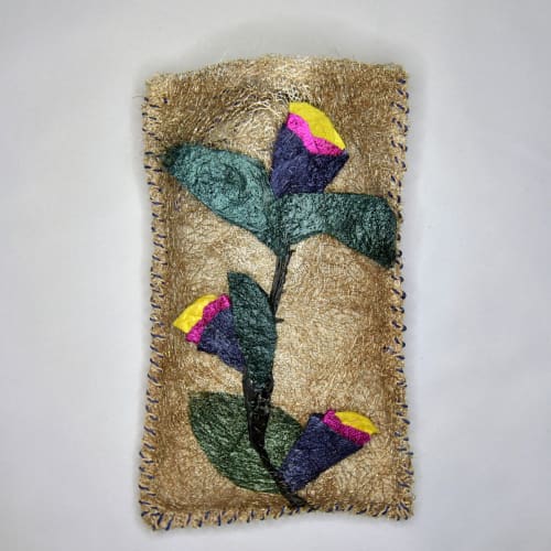 Wild Silk Lavender Sachet  - Tree Orchid | Ornament in Decorative Objects by Tanana Madagascar
