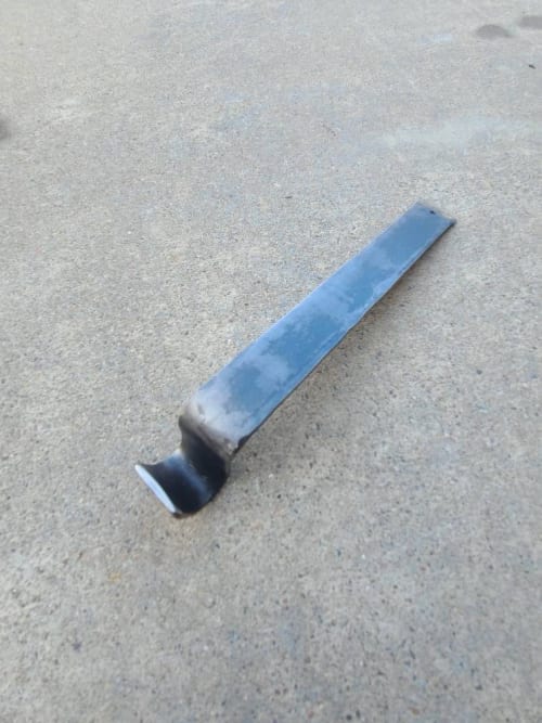 Mantle Hook Forged Solid Iron | Hardware by Element Hand Forged Hardware