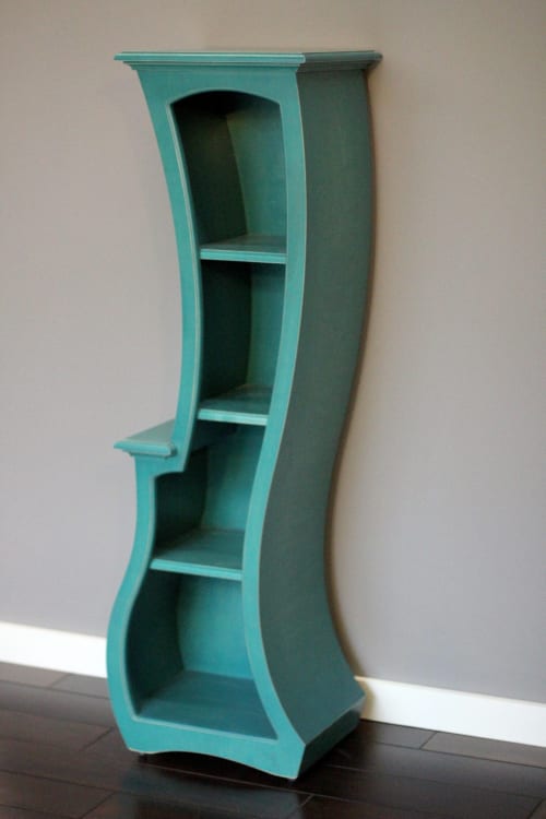 Bookcase No. 5 - Stepped Accent Bookcase | Book Case in Storage by Dust Furniture