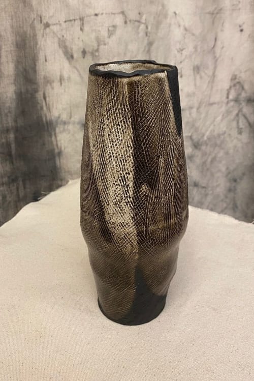 Scratch Vessel | Vases & Vessels by Roy Ceramics
