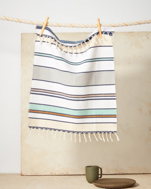 Lago Stripe Towel | Linens & Bedding by MINNA