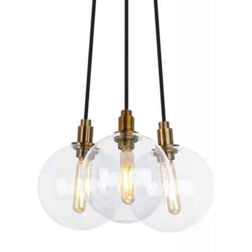Alan Mizrahi JR2007 Gambit 3-Light Chandelier | Chandeliers by Alan Mizrahi Lighting Design