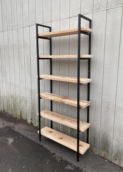 Plank Wood Shelving Ladder | Communal Table in Tables by iReclaimed Furniture Co