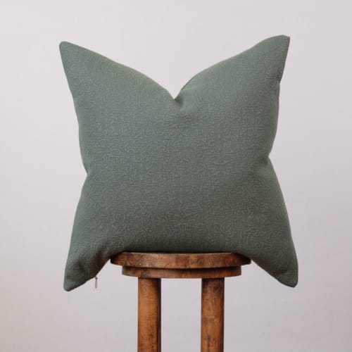 Teal Matelasse Decorative Pillow 22x22 | Pillows by Vantage Design