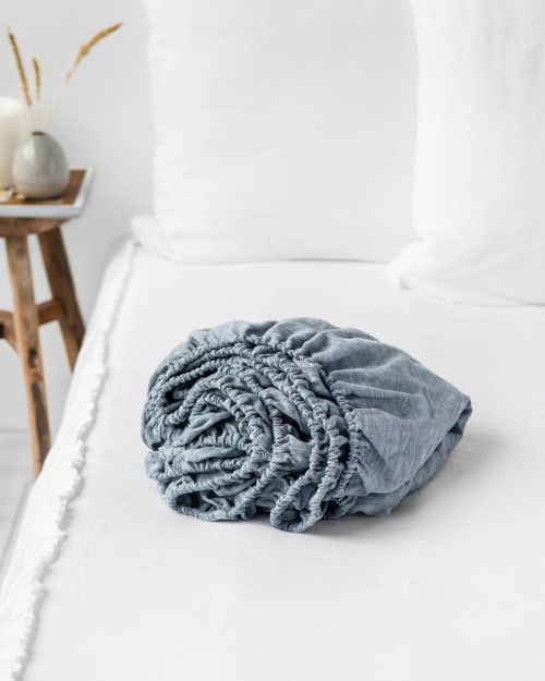 Linen Fitted Sheet | Bed Spread in Linens & Bedding by MagicLinen