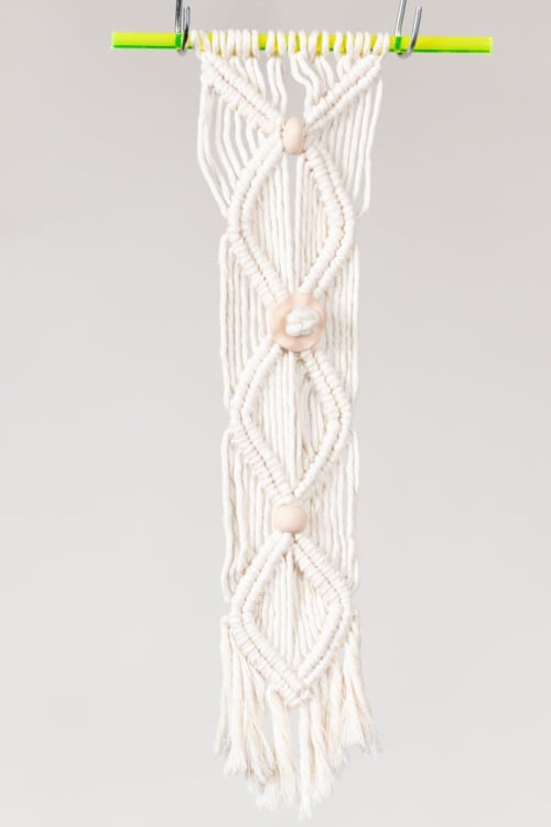 Four Eyes Wall Hanging | Macrame Wall Hanging in Wall Hangings by Modern Macramé by Emily Katz