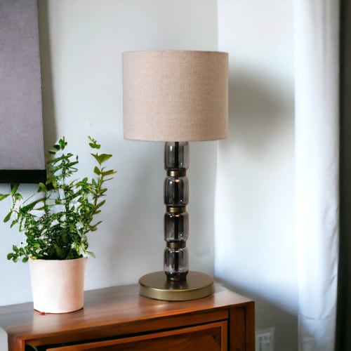 Valore Glass Table Lamp | Lamps by Home Blitz