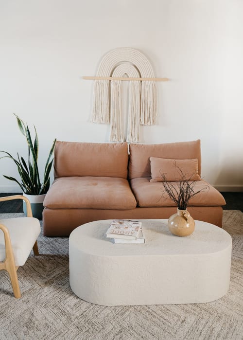 "Drumline" Low Drum Racetrack Coffee table | End Table in Tables by Candice Luter Art & Interiors