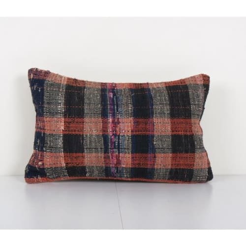 Tribal Wool Handmade Pillow Covers, Striped Turkish Kilim Lu | Cushion in Pillows by Vintage Pillows Store