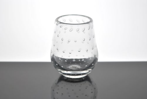 Bubble Stemless Wine | Drinkware by Tucker Glass and Design`