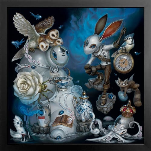 "Into the Well" - Aluminum Edition | Prints in Paintings by Greg "CRAOLA" Simkins