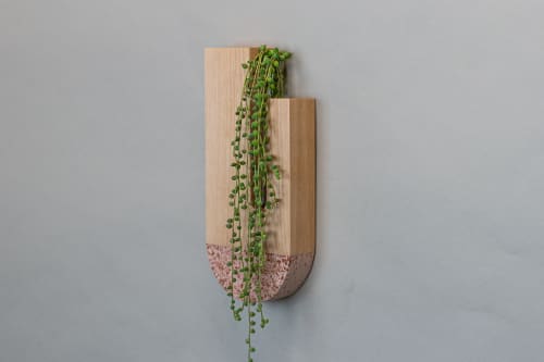 Olive Wall Planter | Vases & Vessels by Tropico Studio