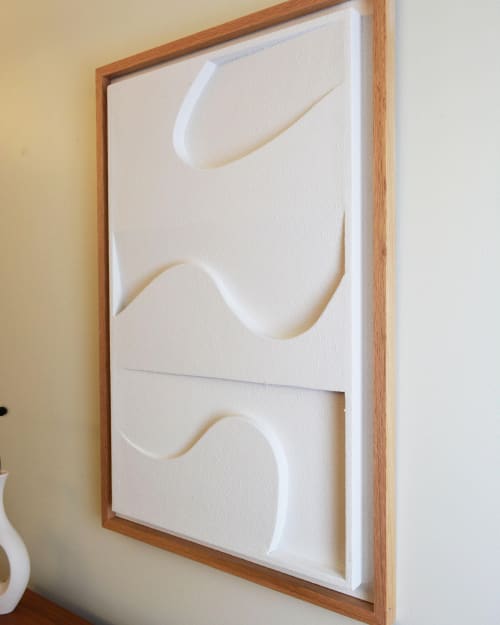 No. 07 Plaster Wall Relief | Wall Hangings by Joseph Aurelius