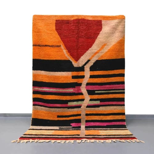 Amazing handmade boujad rug, Moroccan berber rug | Area Rug in Rugs by Benicarpets