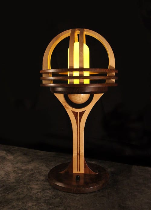 Wishbone | Lamps by Stone and Dove Hardwood Lighting