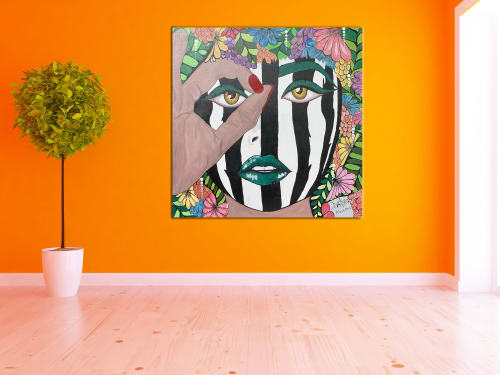 Intuitive Woman | Mixed Media in Paintings by Daniela SV Art