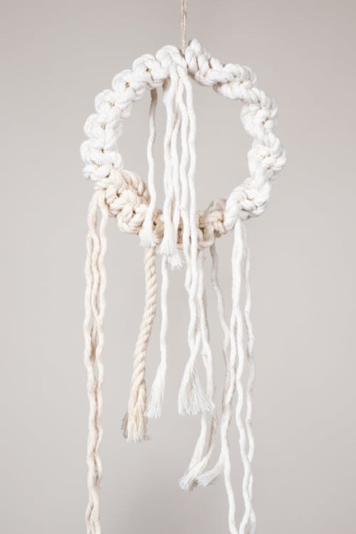 Mini Mobile | Macrame Wall Hanging in Wall Hangings by Modern Macramé by Emily Katz