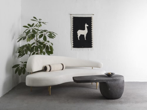 LLAMA Handwoven Tapestry, Ébano | Wall Hangings by ANDEAN