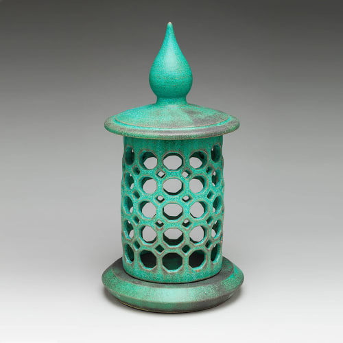 Minaret Lantern | Table Lamp in Lamps by Lynne Meade