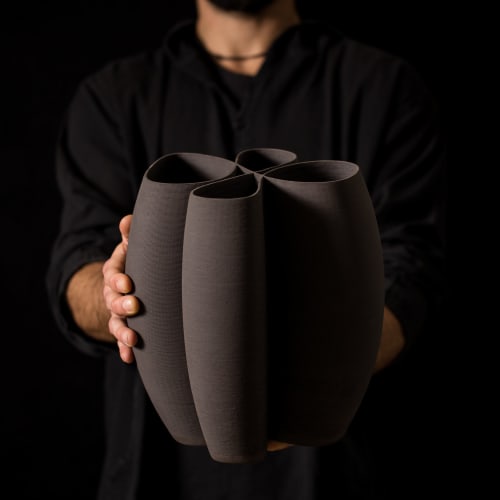 Intersect, I - 0 0 1 0 | Vases & Vessels by BinaryCeramics