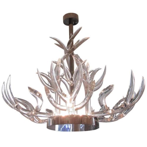 Alan Mizrahi KA1800 Lucite Antlers | Chandeliers by Alan Mizrahi Lighting Design