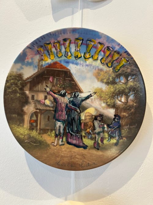 10 of cups | Decorative Plate in Decorative Objects by Eric Farache Artist