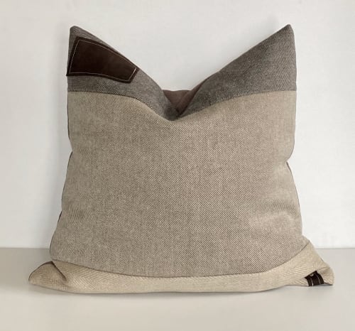 Wheat Cake 22 x 22 Pillow | Pillows by OTTOMN