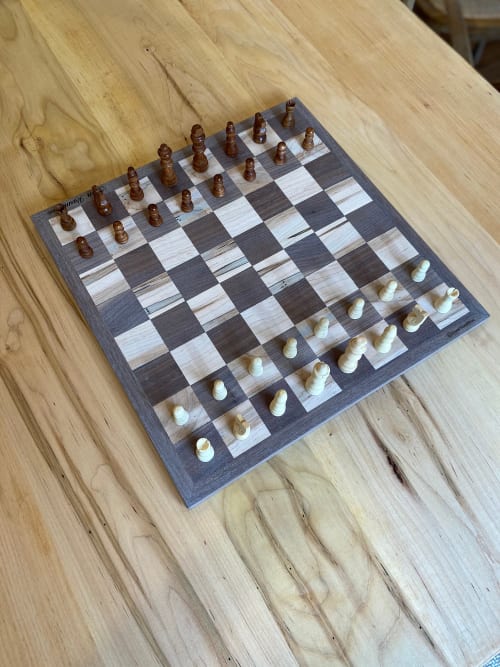 Solid Wood Custom Hand Crafted Chess Boards | Ornament in Decorative Objects by Good Wood Brothers