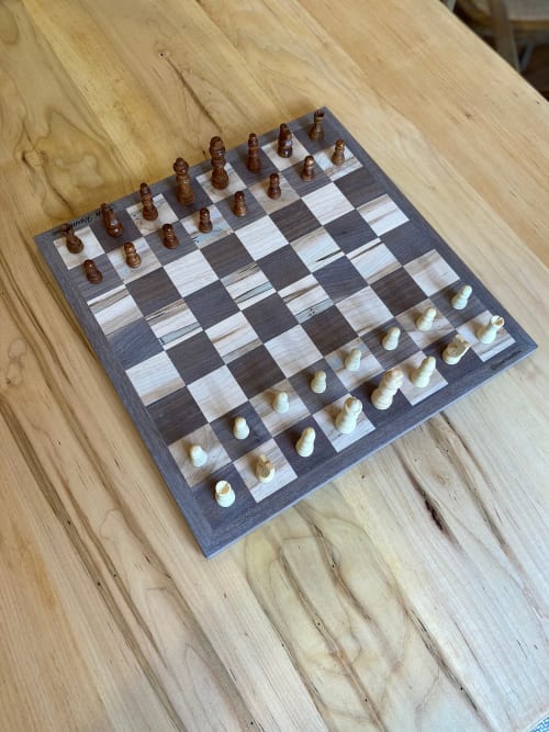 Solid Wood Custom Hand Crafted Chess Boards | Decorative Objects by Good Wood Brothers