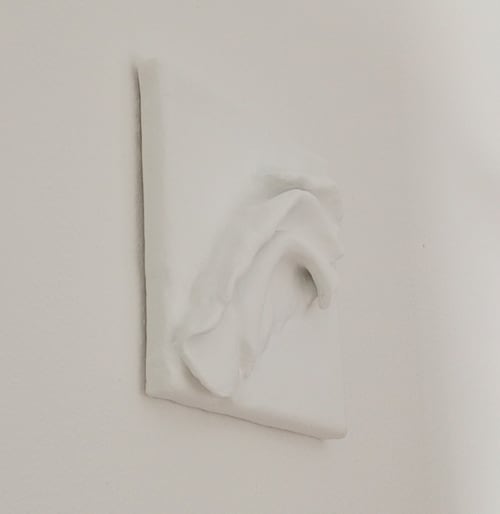 Comfort Zone Mini #01 — Strukturbild Weiß | Wall Hangings by Reyku