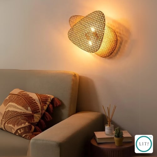 Raya Ratan Wall Lamp | Lamps by Lit Lamps - Sustainable Mindful Lighting