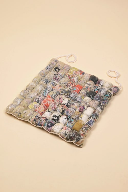 Upcycled Seat Cushion | Pillows by BOI