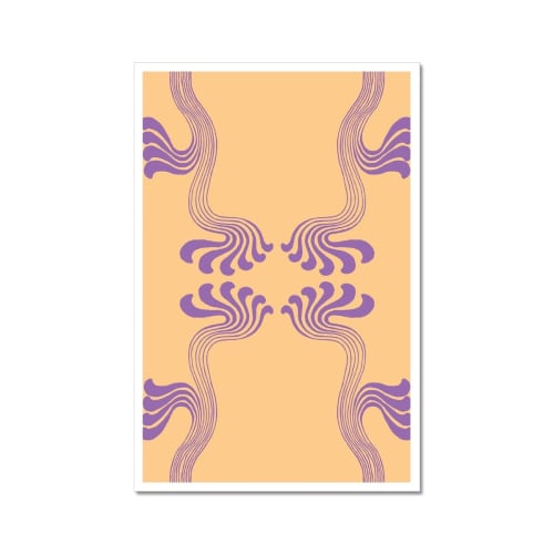 Art Nouveau Paisley No.5 Giclée Print | Prints by Odd Duck Press