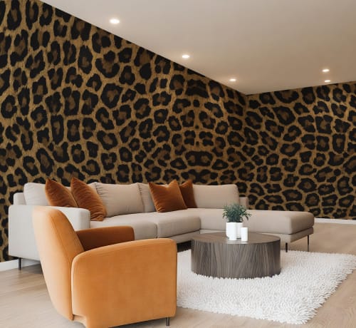 Leopard Print — Luxe Textures Luxury Wallpaper Roll | Wall Treatments by ELLE WALLS