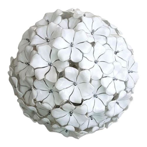 Alan Mizrahi KA1341 Mazzega Flower Ball | Chandeliers by Alan Mizrahi Lighting Design
