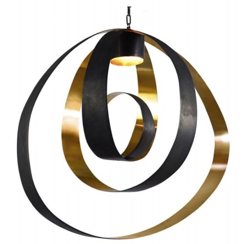 KA1857 Ribbon Round | Pendants by Alan M