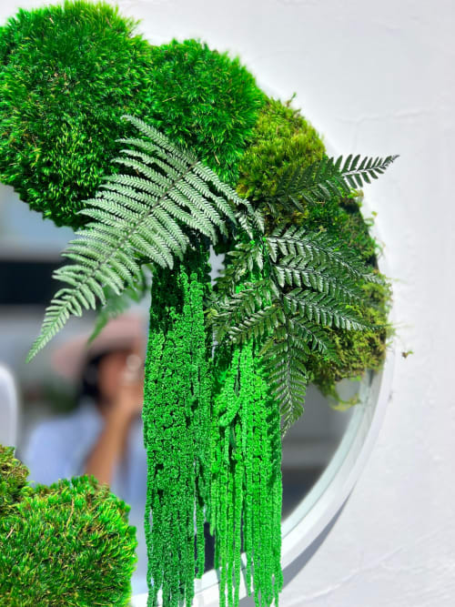 Botanical Mirror | Decorative Objects by Moss Art Installations