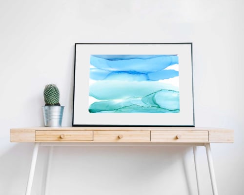 tidal drift | abstract art original | Watercolor Painting in Paintings by Megan Spindler
