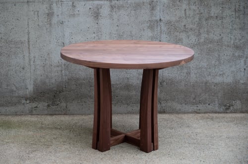 Round Wood Dining Table | Tables by Marco Bogazzi