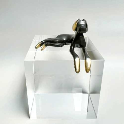 Lounging Dog 2.5 | Sculptures by YENNY COCQ