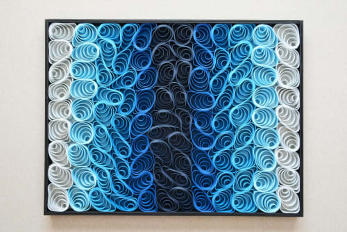 No. 16 Acoustic Diffuser Panel - Gradient Modern Abstract Wall Art | Wall Hangings by Joseph Aurelius