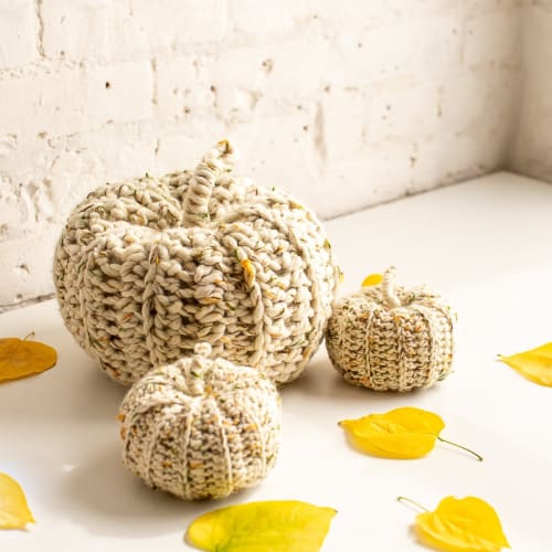 Simple Crochet Pumpkin DIY KIT | Decorative Objects by Flax & Twine