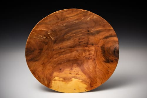 Applewood Plate | Decorative Objects by Louis Wallach Designs