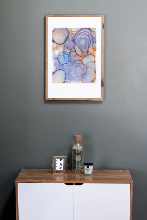 At the Highest Frequency | original abstract painting | Mixed Media in Paintings by Megan Spindler