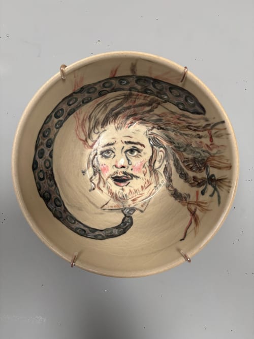 Crying but Trying | Decorative Plate in Decorative Objects by Eric Farache Artist